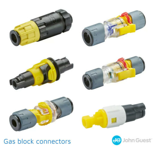 Gas block connectors